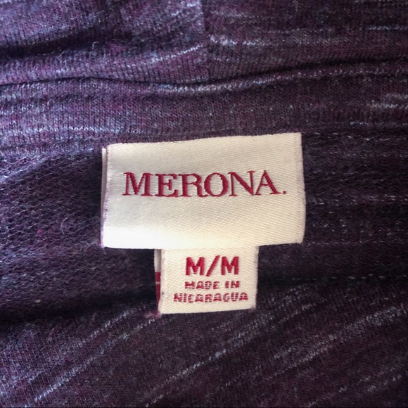 Women’s Medium Purple Merona Cowl Neck Sweater - Picture 5 of 5